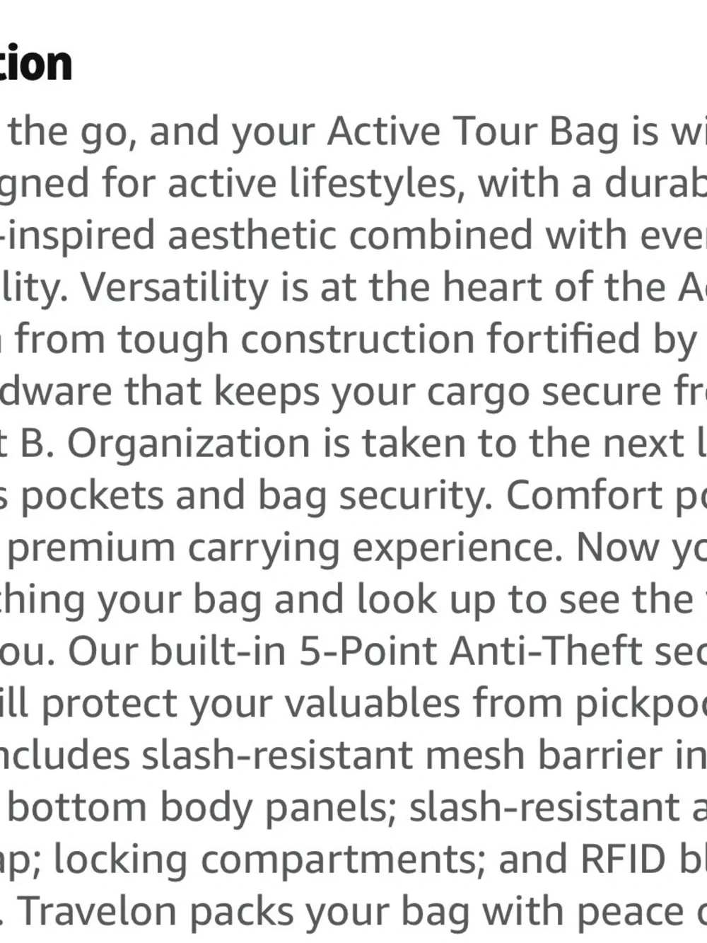 Travelon Black Men's Crossbody Messenger Bag